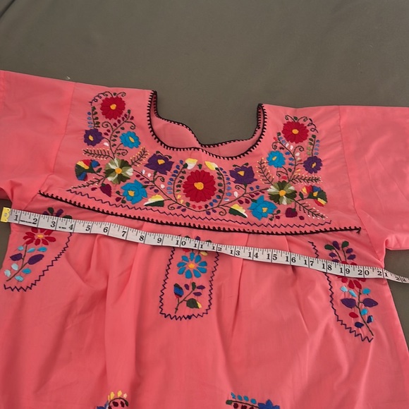 Multi color Hand embroidered Womens DRESS size MEDIUM - Picture 16 of 16